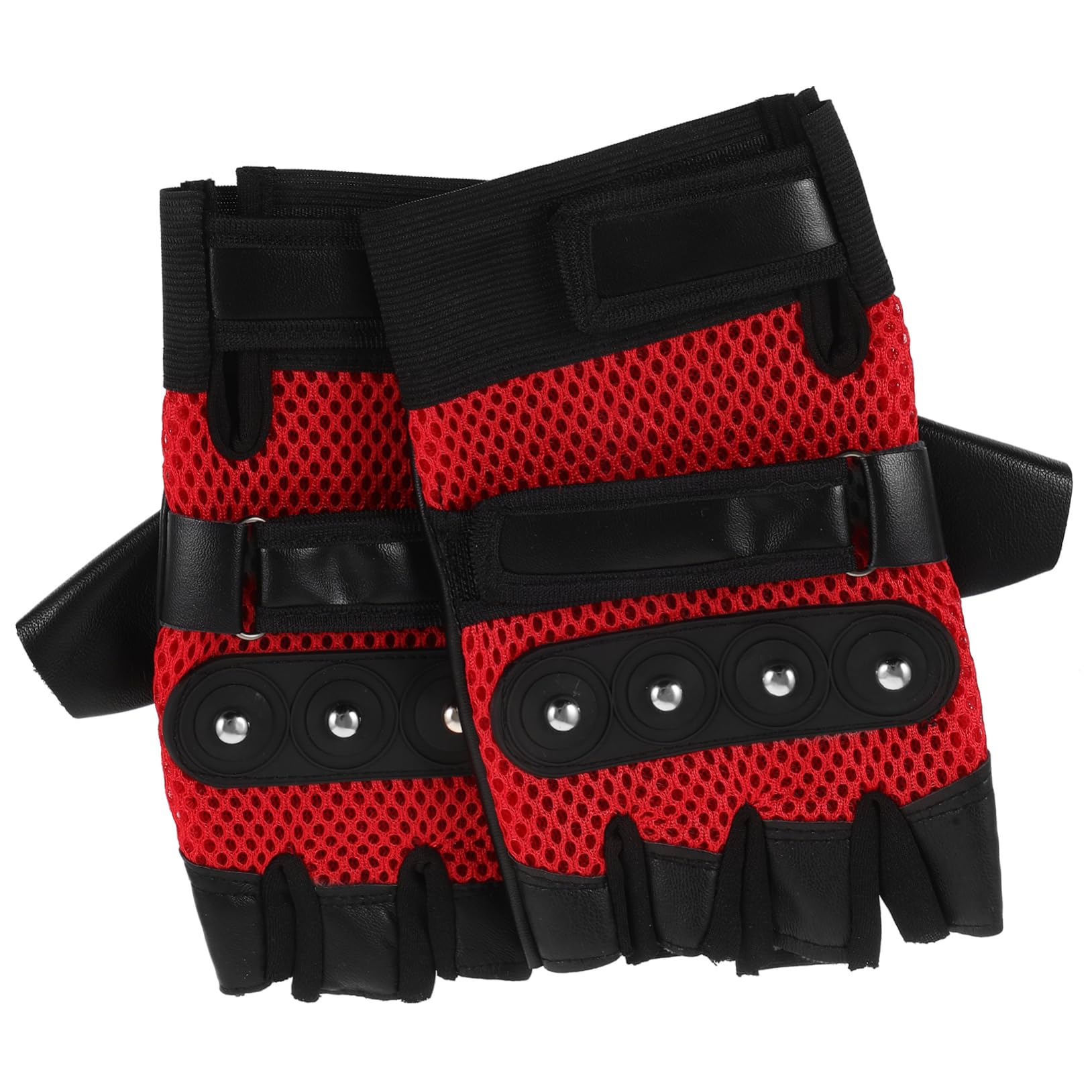 Sosoport Ergonomic Fit Mountain Bike Gloves Men Women Half-Finger Gloves Breathable Mesh Comfortable for Outdoor Cycling