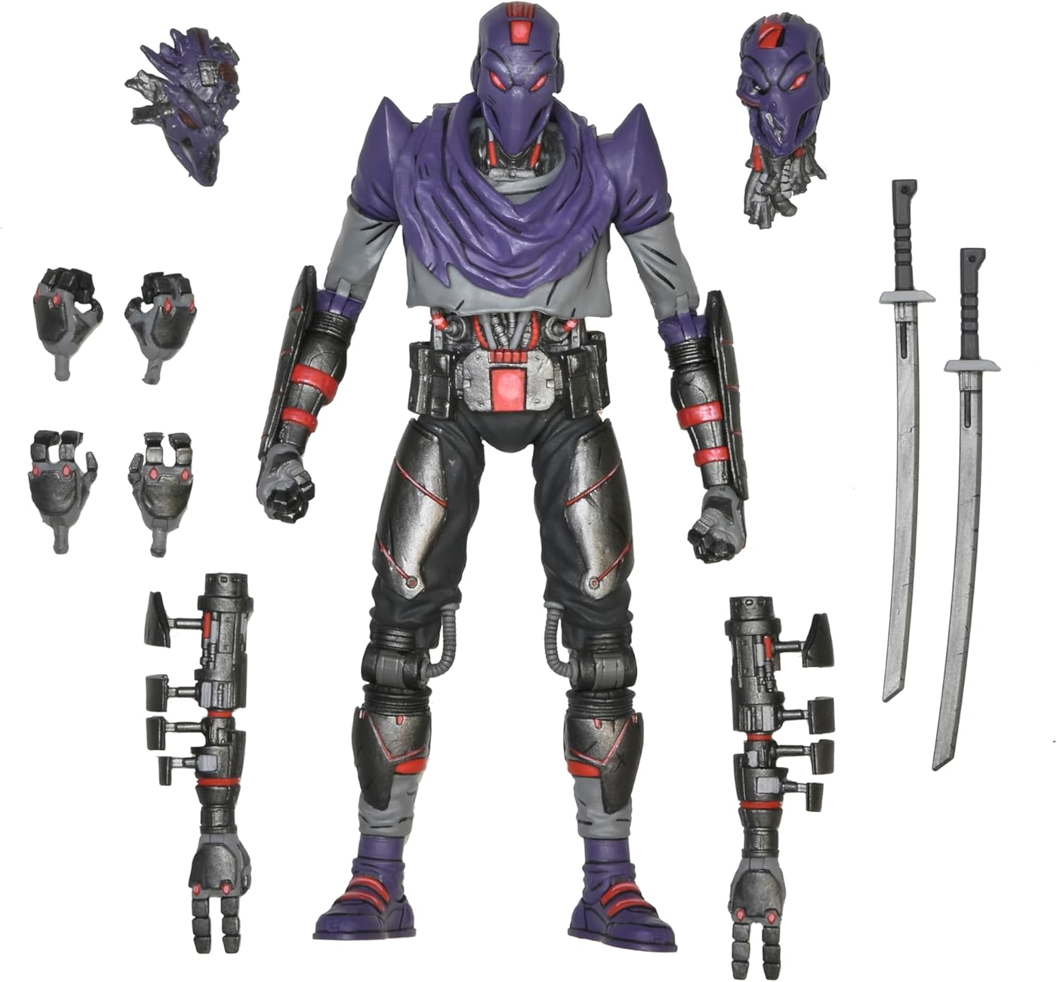 NECA - TMNT The Last Ronin Ultimate Foot Bot 7In Af, Black