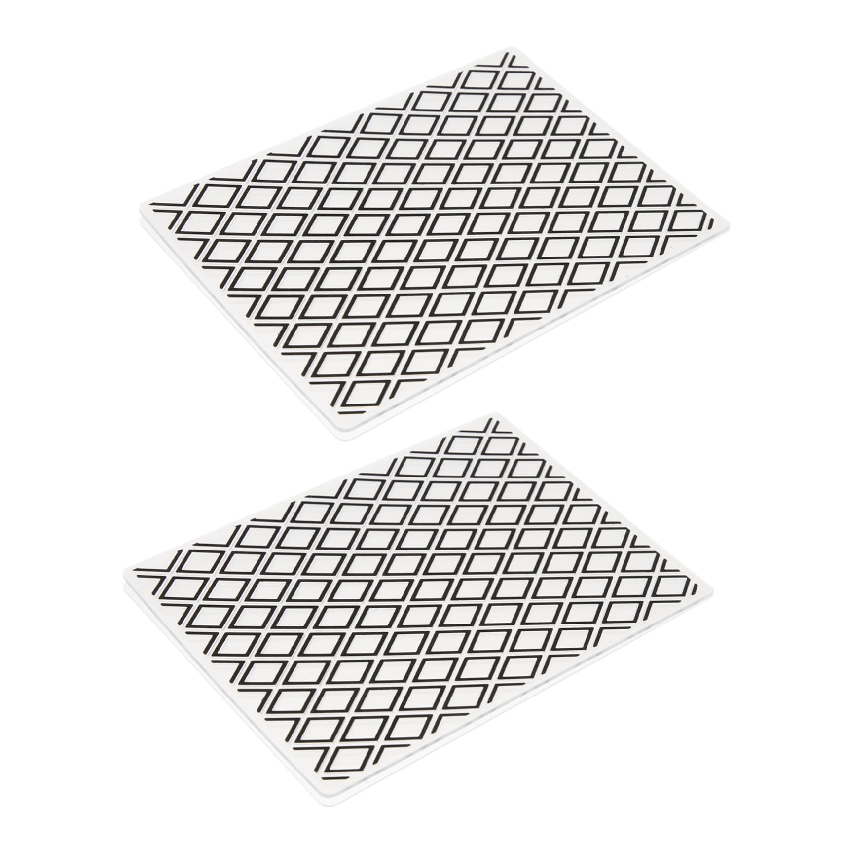 BEBEMOKO Beautiful Pattern Embossing Folders Set of Plastic Stencil Craft for Scrapbooking Decor Stencil