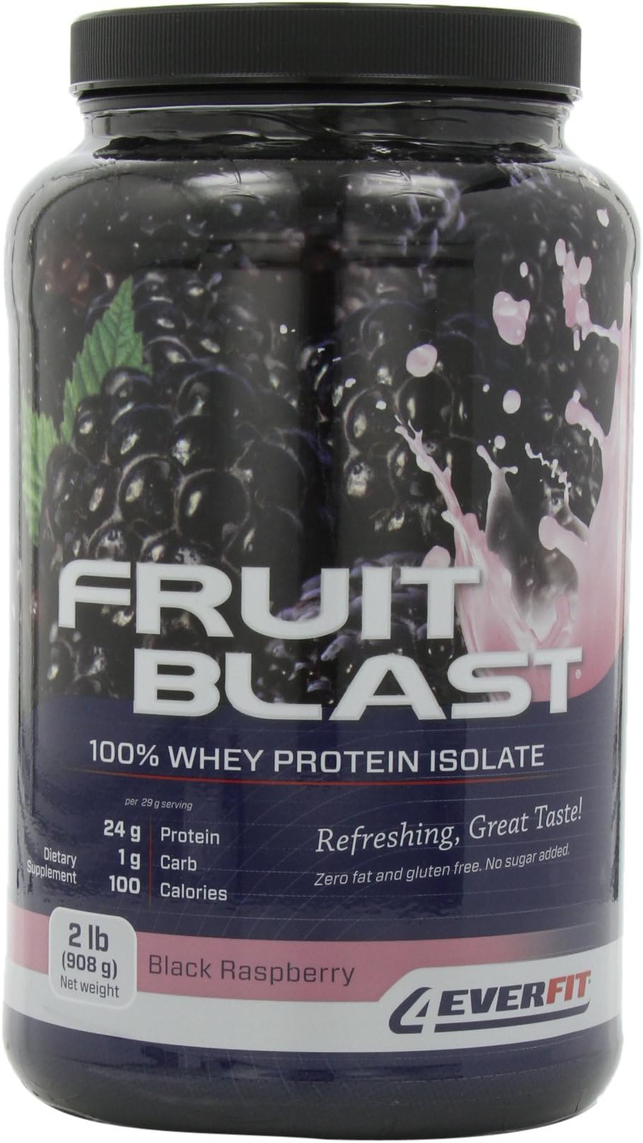 4Ever Fit Fruit Blast Isolate, Black Raspberry, 2 Pounds