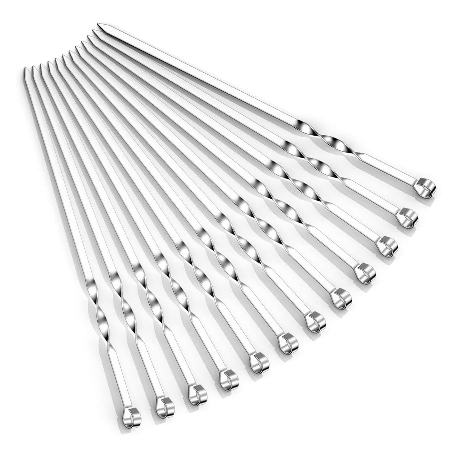 Brochettes BBQ Acier Inoxydable Lavable au Lave-Vaisselle