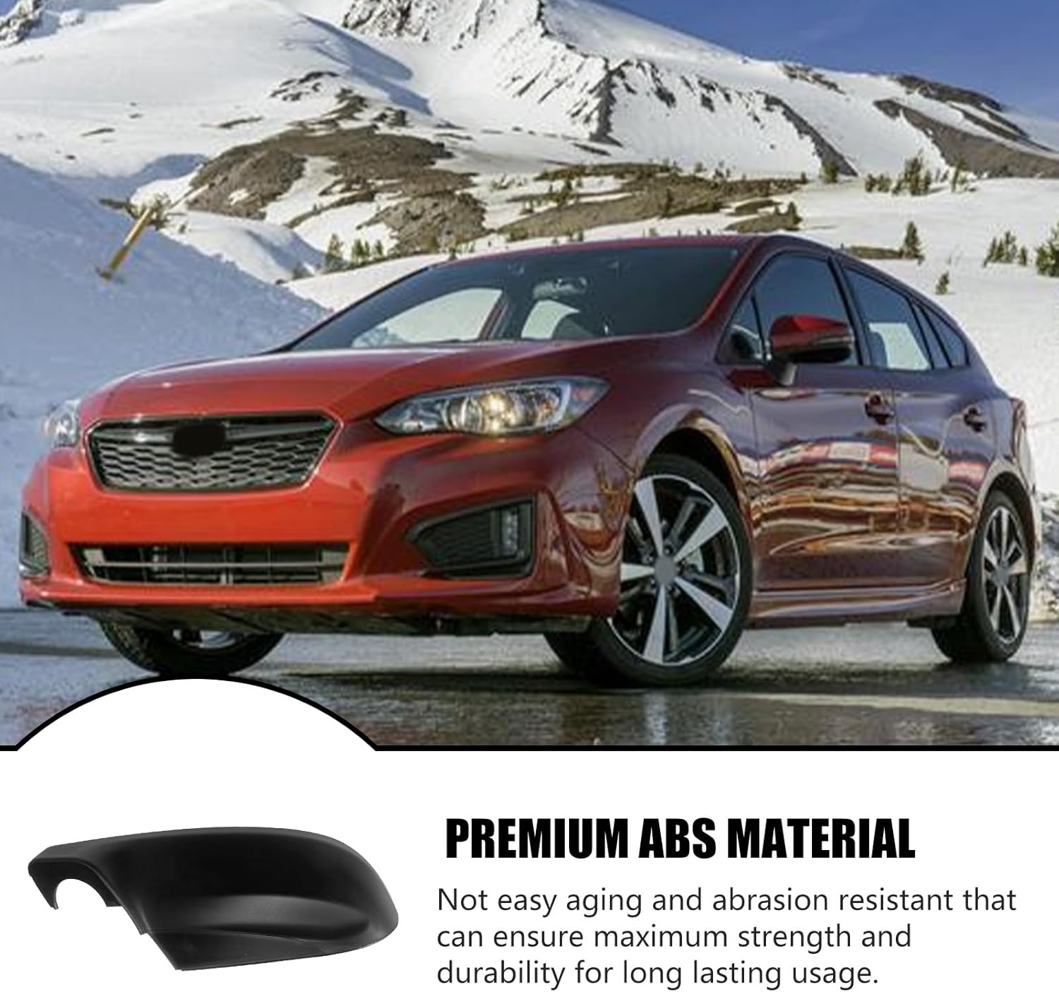 Lower Outer Mirror Cover for Subaru Impreza Ascent Legacy Outback 2017-2023, Driver Left Side Mirror Lower Cover, Replace 91054FL20A