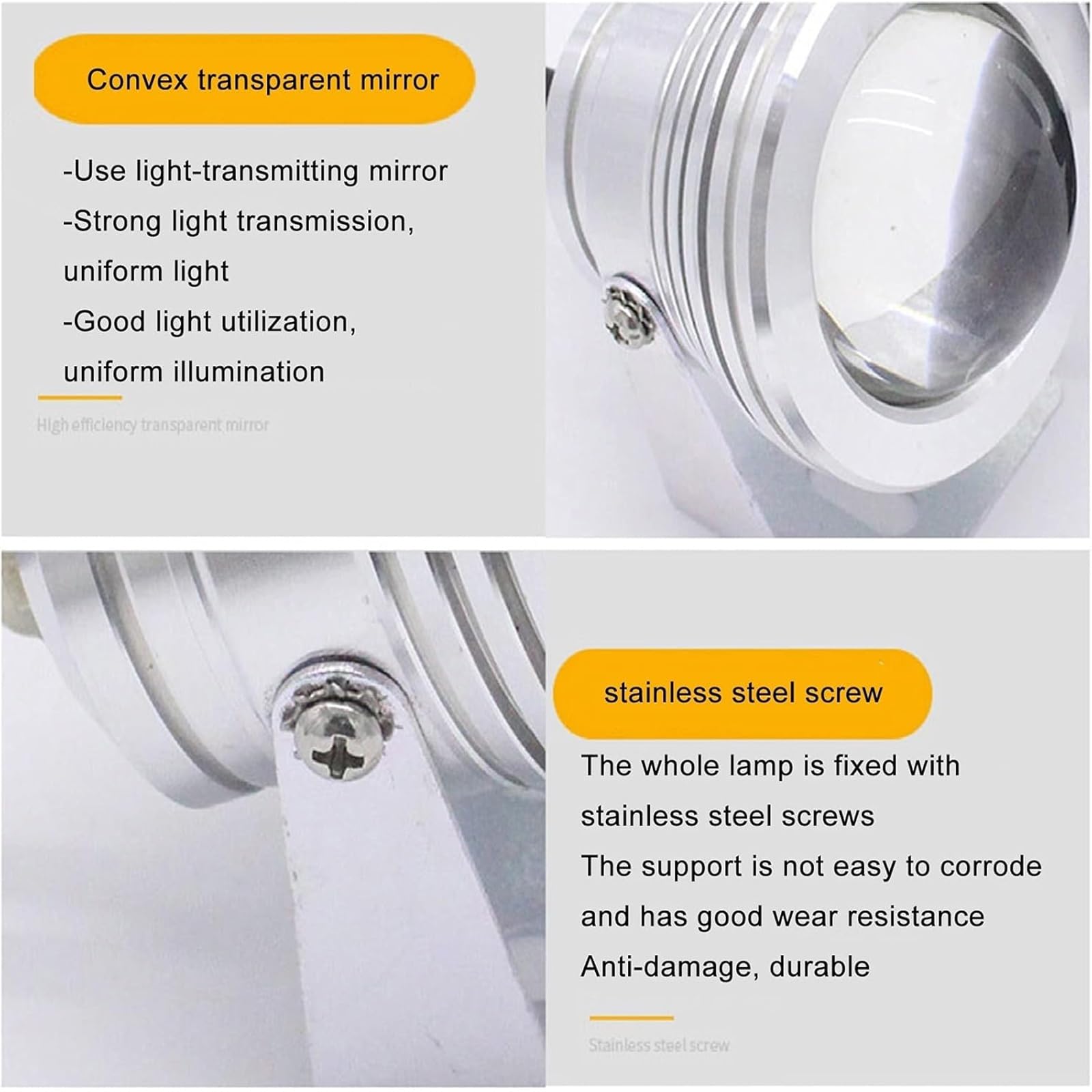 s LED Submersible Light Underwater Spotlight Waterproof IP67 10W Outdoor  Pool Light, image size:1600x1600