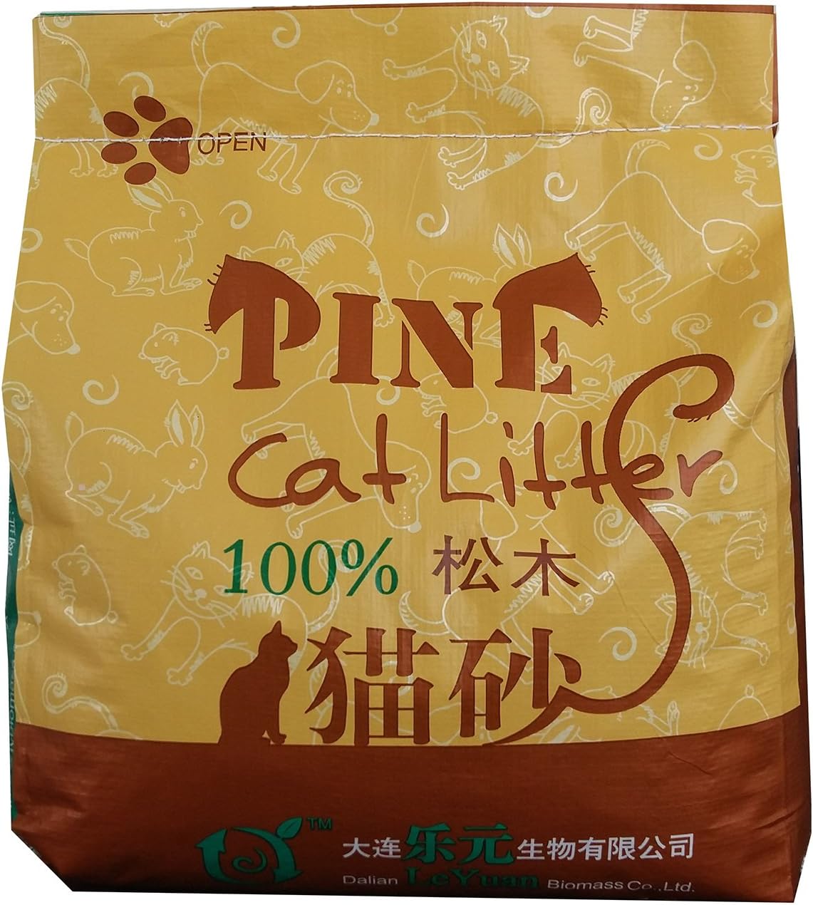 Pine Cat Litter 100% Natural Eco-friendly Wood Kitty Litter For House Cat Original Feline Litter 10 Lb