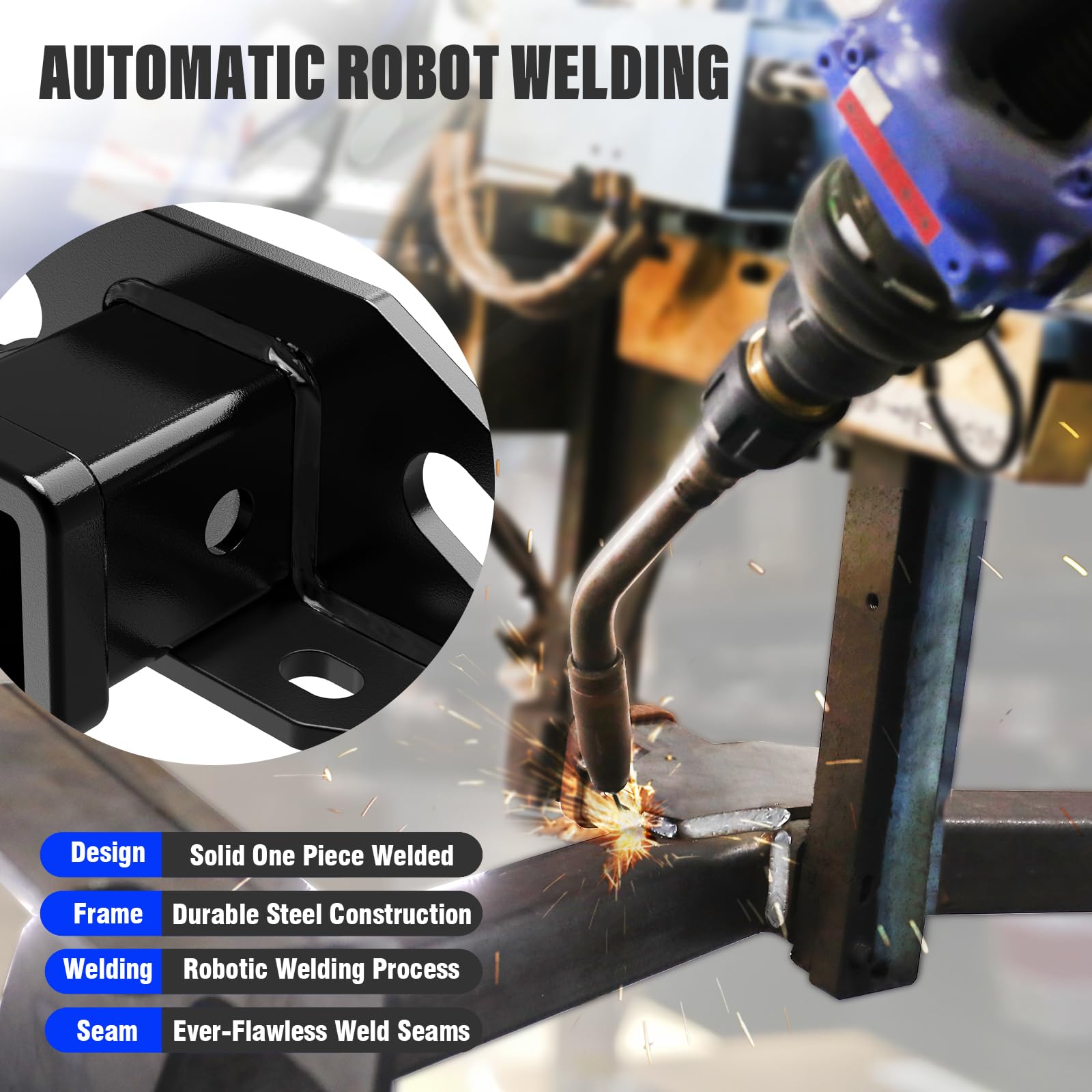 APS Assembly Class 3 Trailer Hitch 2 Inches Receiver Tube Towing Hitch Compatible with Mazda CX-5 2013-2025 - 5