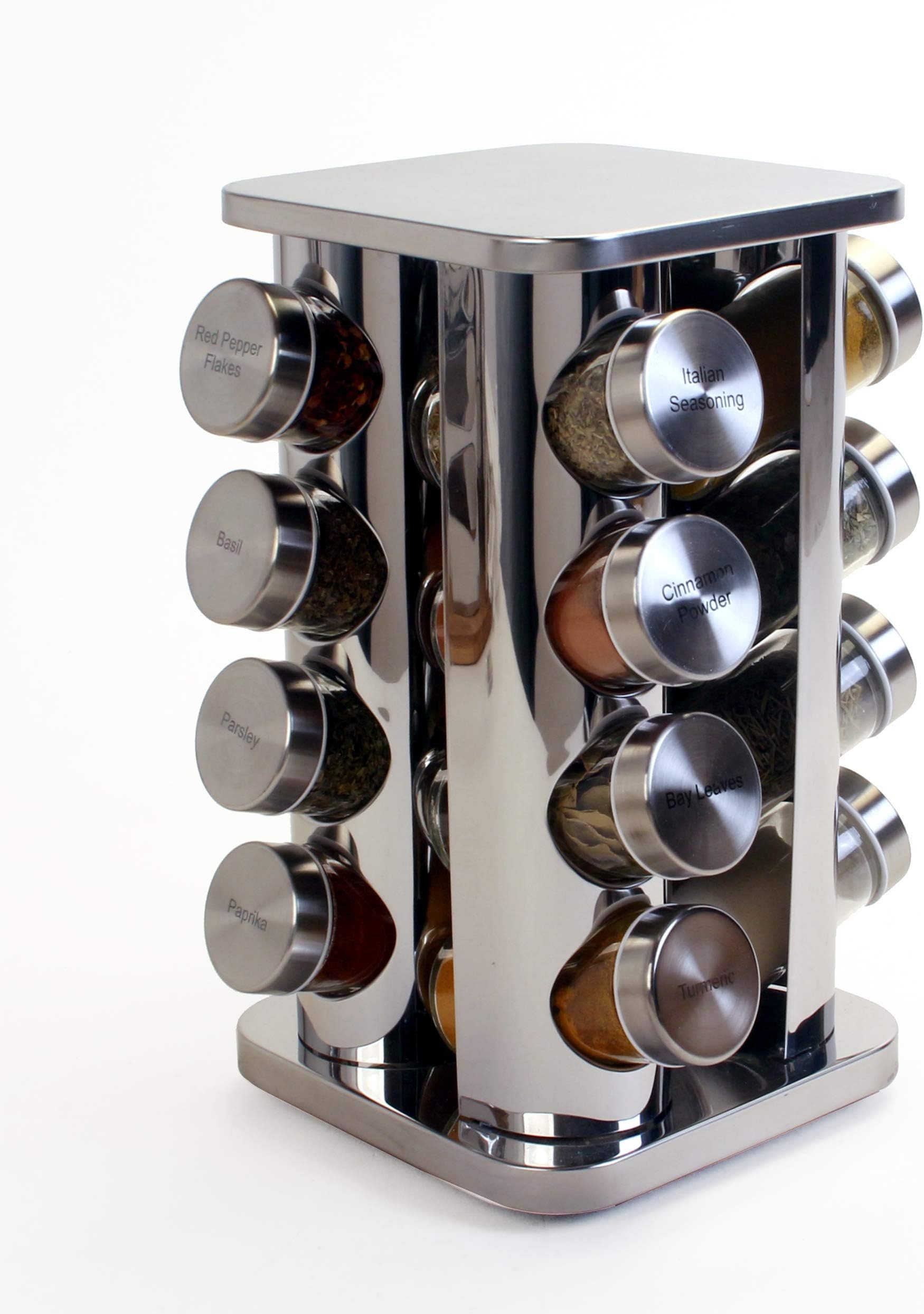 orii Acero Spice Rack, Steel caps
