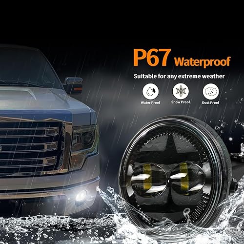 Miniatura 5 de Faros antiniebla LED F150 compatibles con faros antiniebla F150 Ranger 2006-2014 2008-2011 Expedition 2007-2014, kit de luces de conducción de