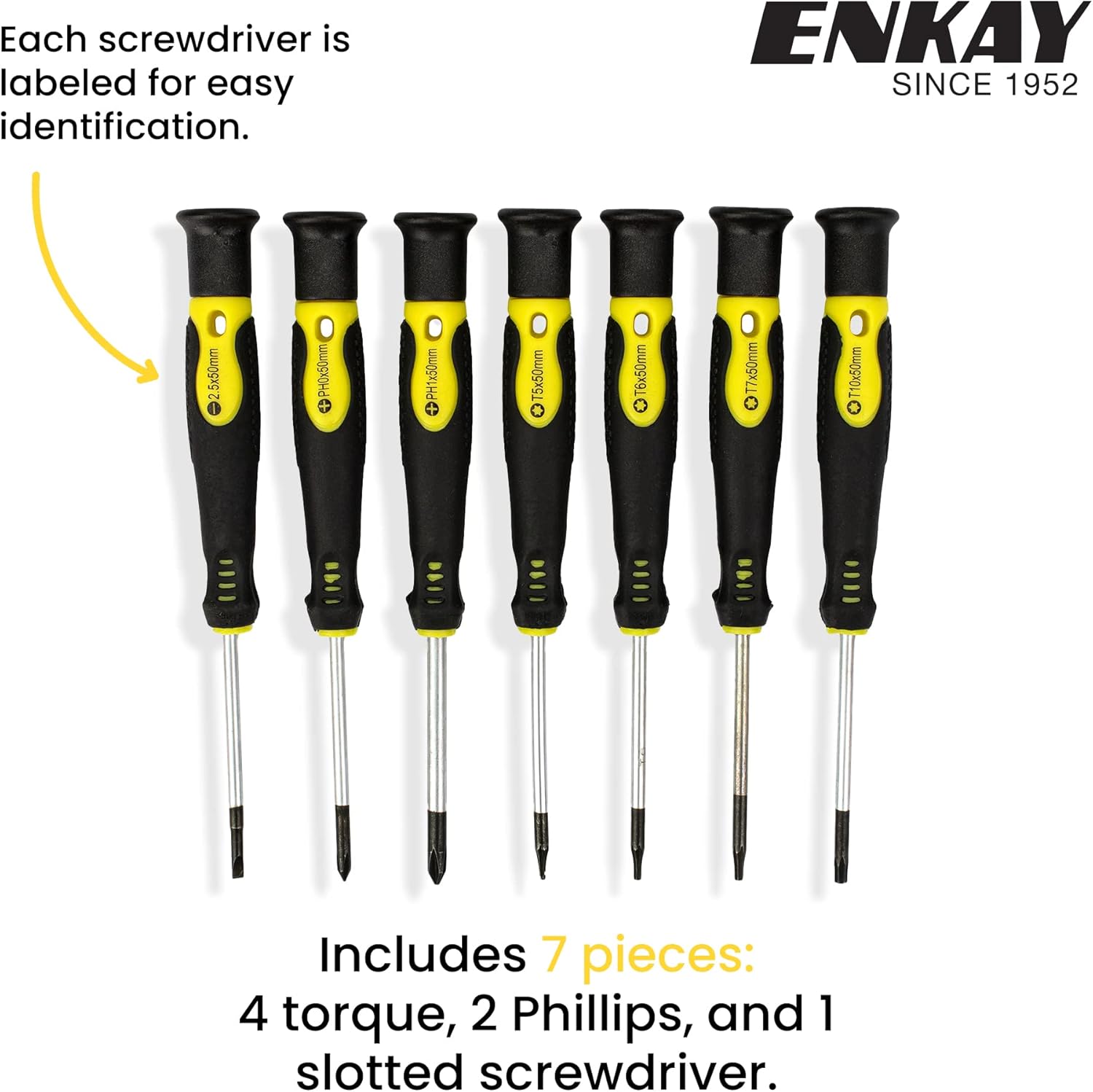 ENKAY - Precision Screwdriver Set (7 pc)