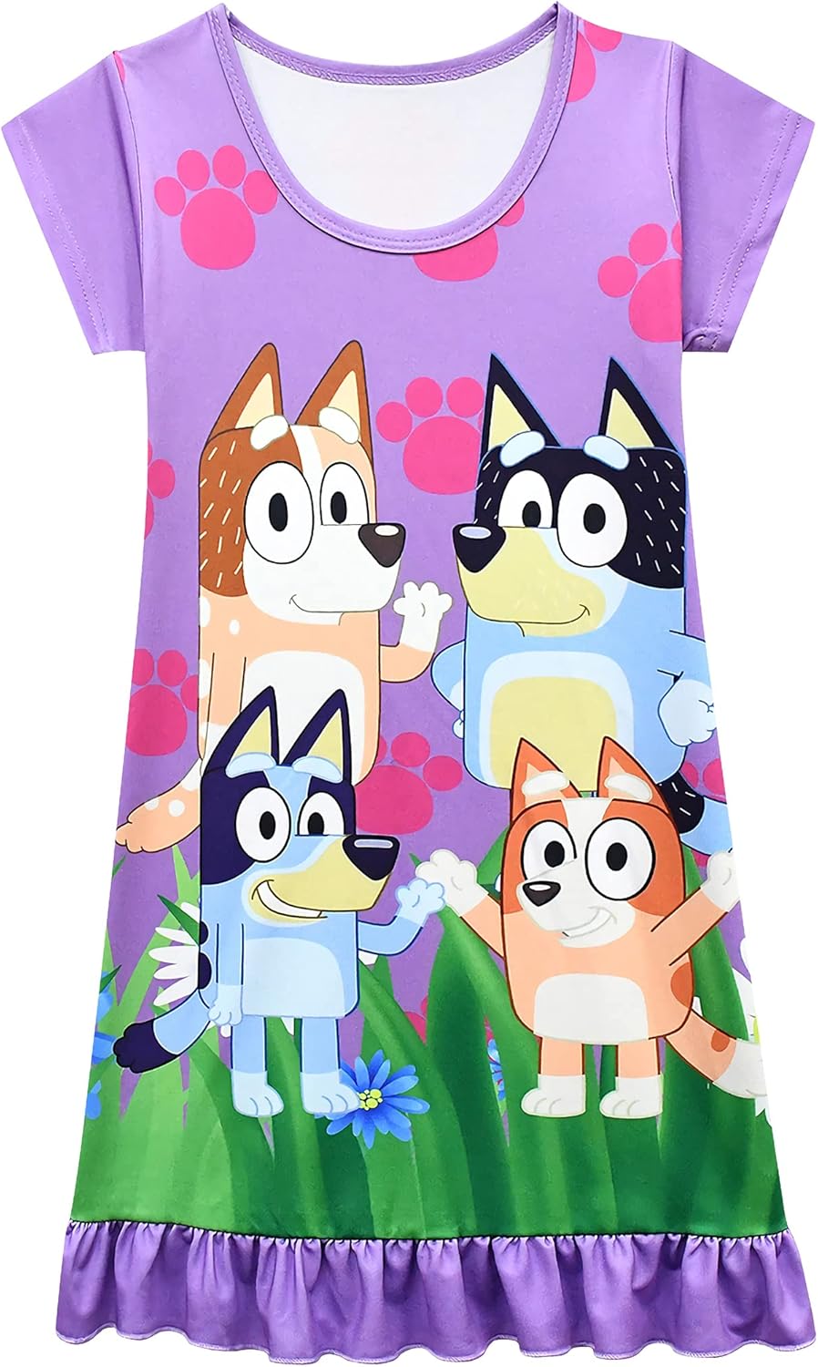 Bluey Sofia the First Sea Beast Princess Dress for Girls