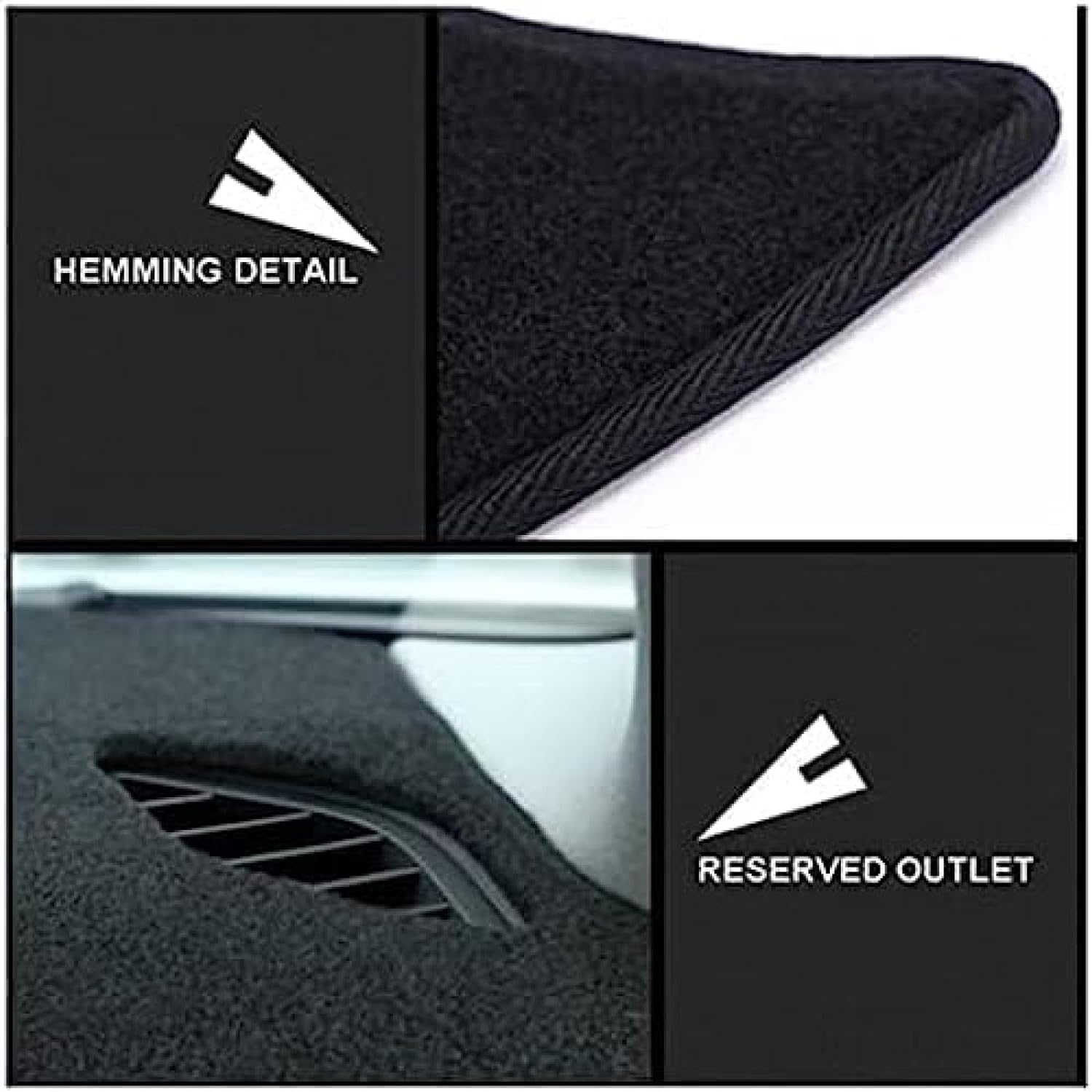 BIVVI Dashboard Cover for Chevy for Sonic for Aveo 2012 2013 2014 2015 2016 Sun Protection Non-Slip Pad Dashboard Decorative Interior Accessories