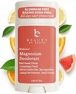 Aluminum Free Deodorant for Men & Women - USA Made with Natural & Organic Ingredients, Fresh Long-Lasting Odor Protection, Baking Soda Free, Non-Irritating Magnesium Deodorant, Sensitive Skin Safe