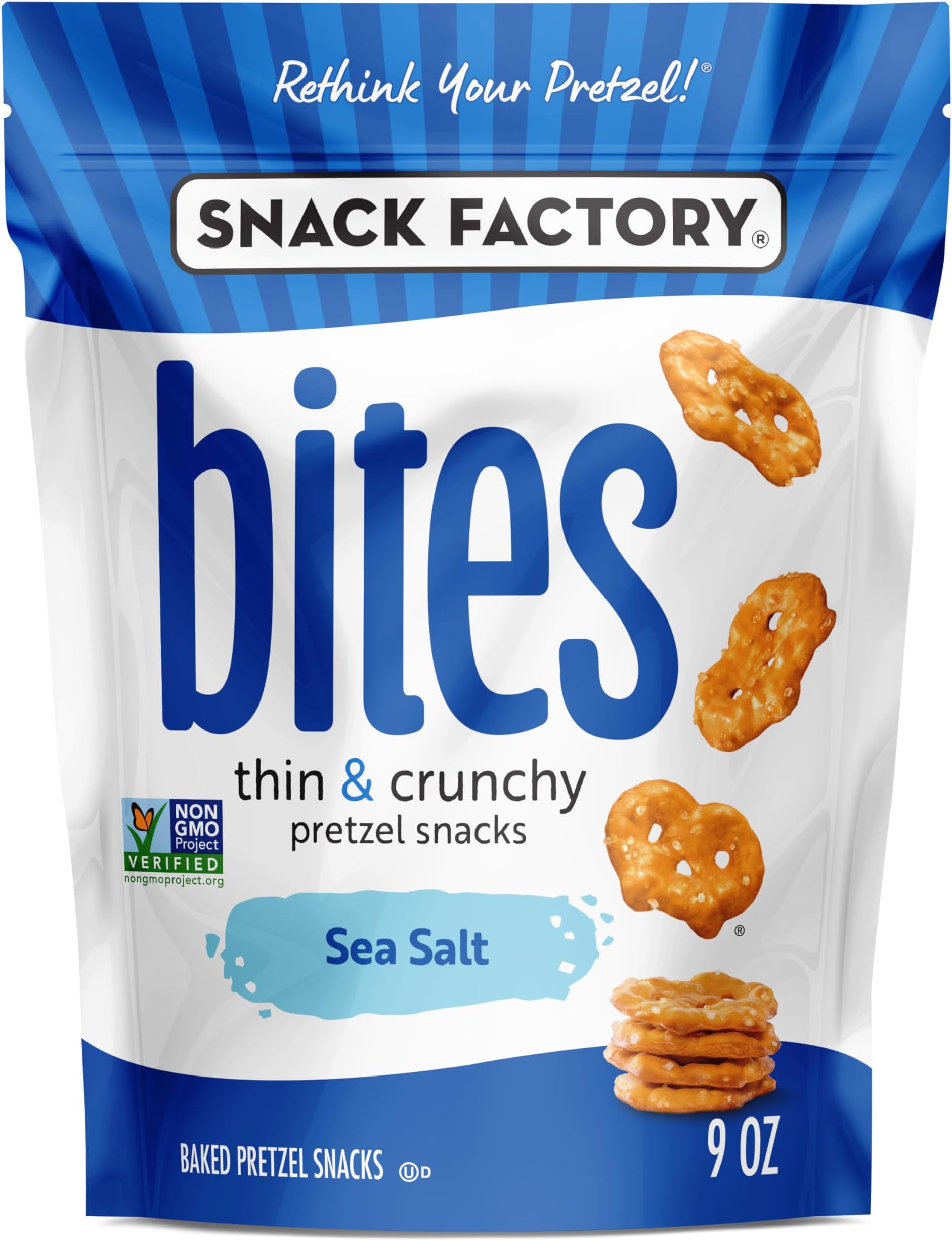 Sea Salt Bites, 9 Oz Bag