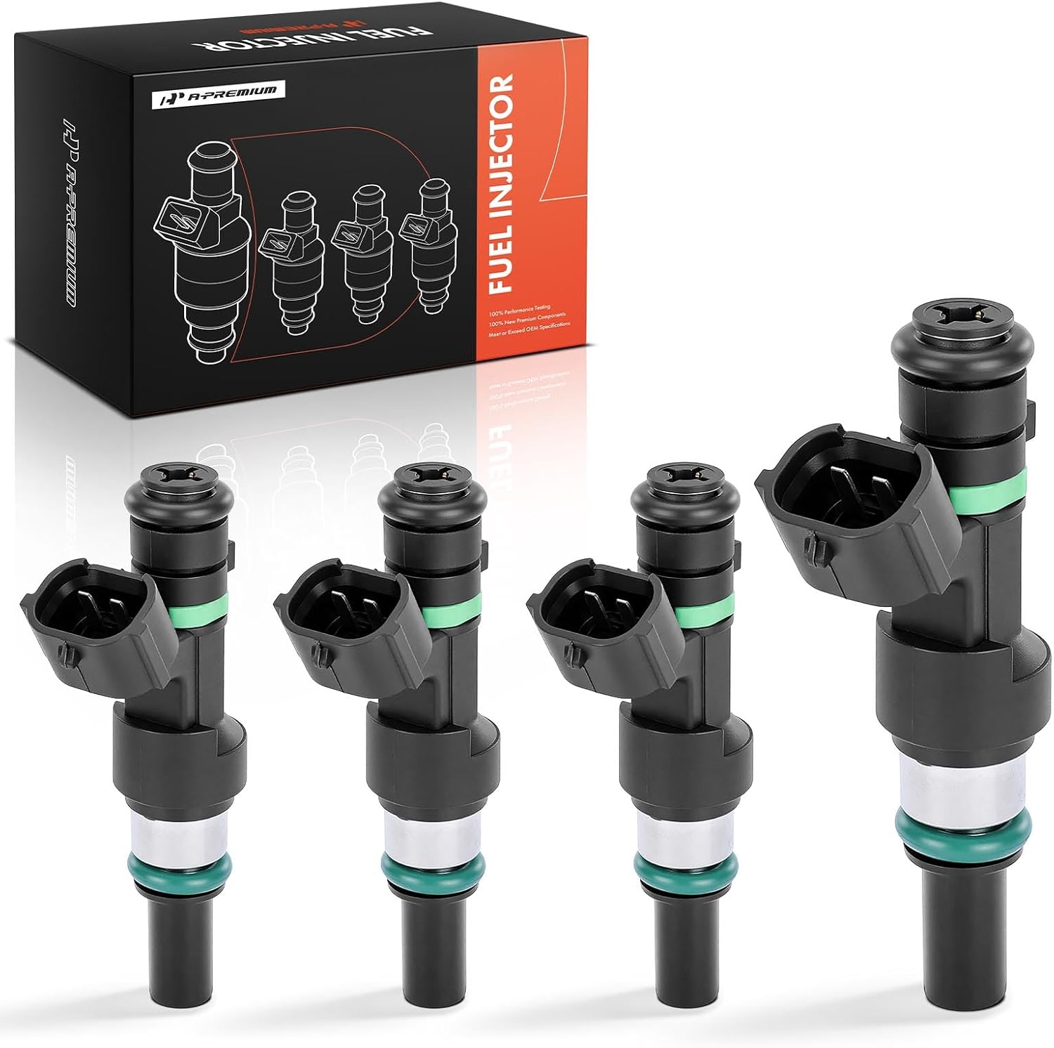 A-Premium Fuel Injectors Set of 4 for Nissan Versa 2009–2011 (1.6L)