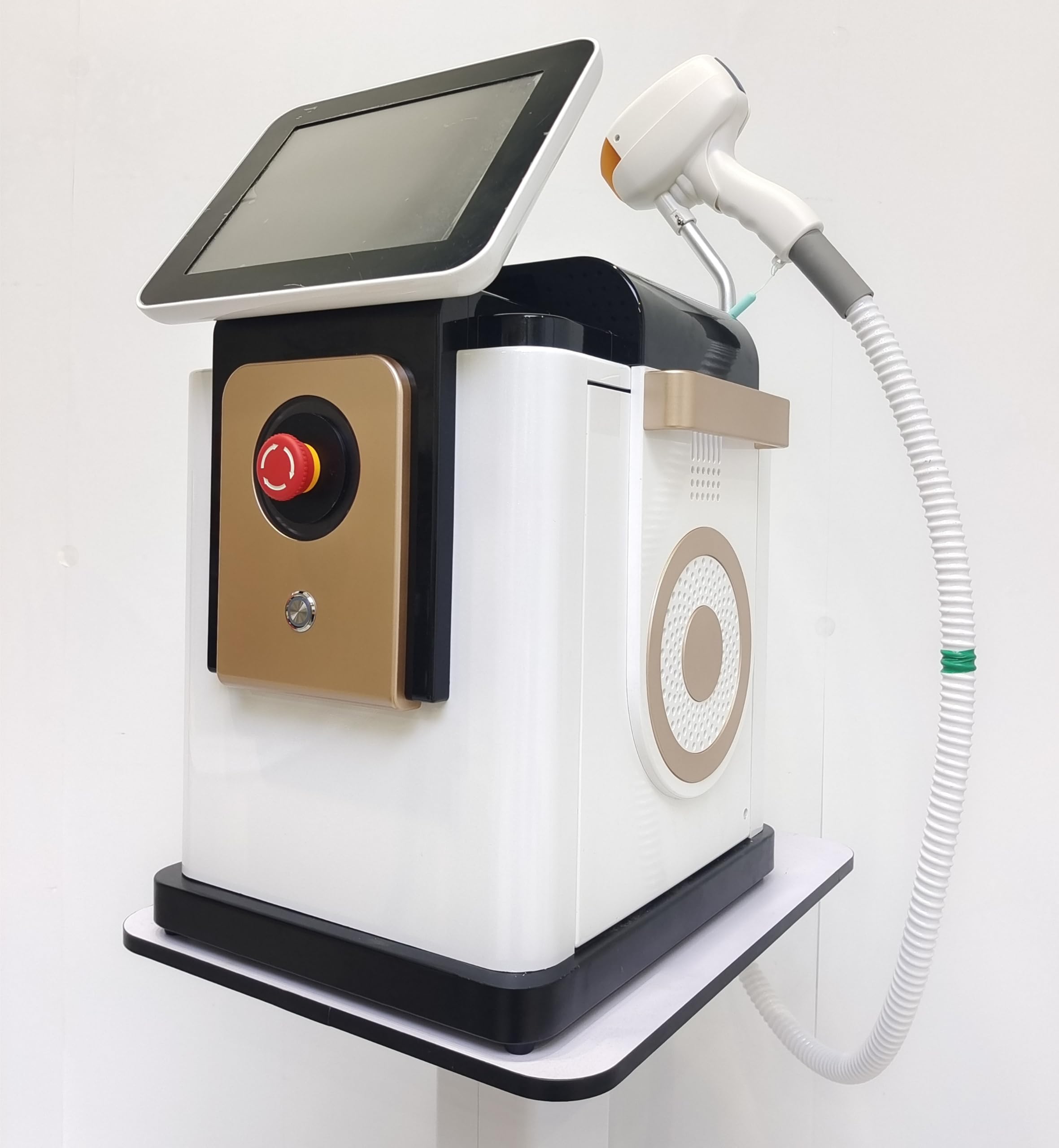 Depilazione permanente laser a diodo, epilatore indolore con manipolo di ghiaccio, dispositivo multifunzione con ampio schermo, per uomini e donne