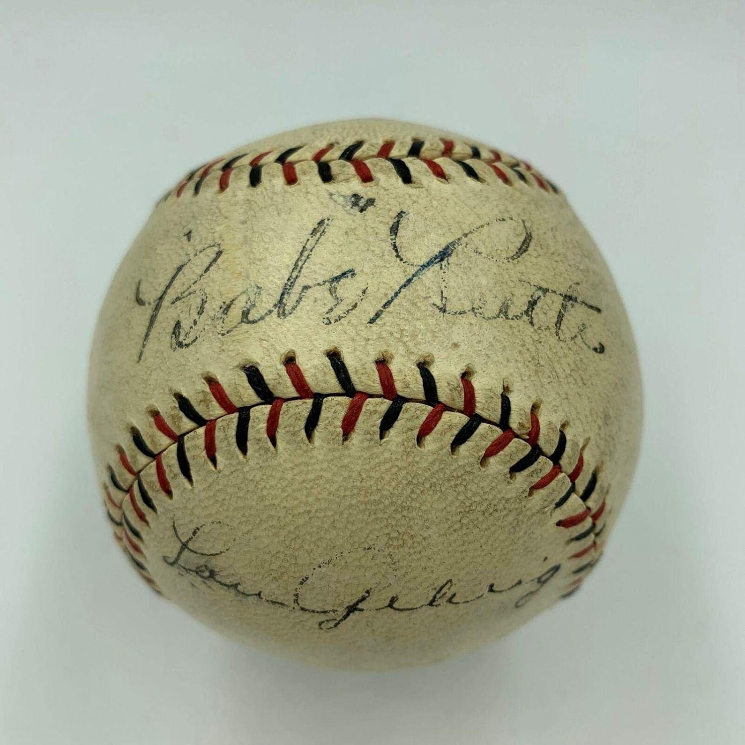 Magnificent Babe Ruth & Lou Gehrig Dual Signed 1927 National League