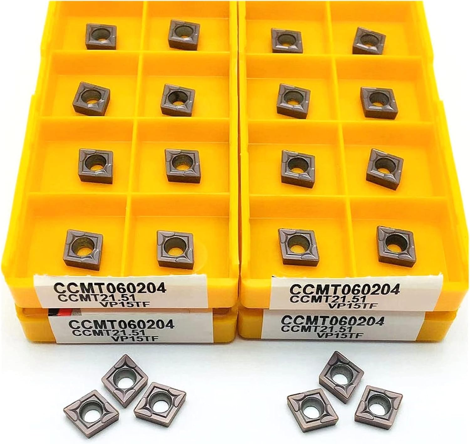 Hardware Milling Cutter 10 Pieces Of Turning Insert CCMT060204 VP15TF Internal Milling Cutter CNC Insert Lathe Parts Tool CCMT 060204 Milling Cutter