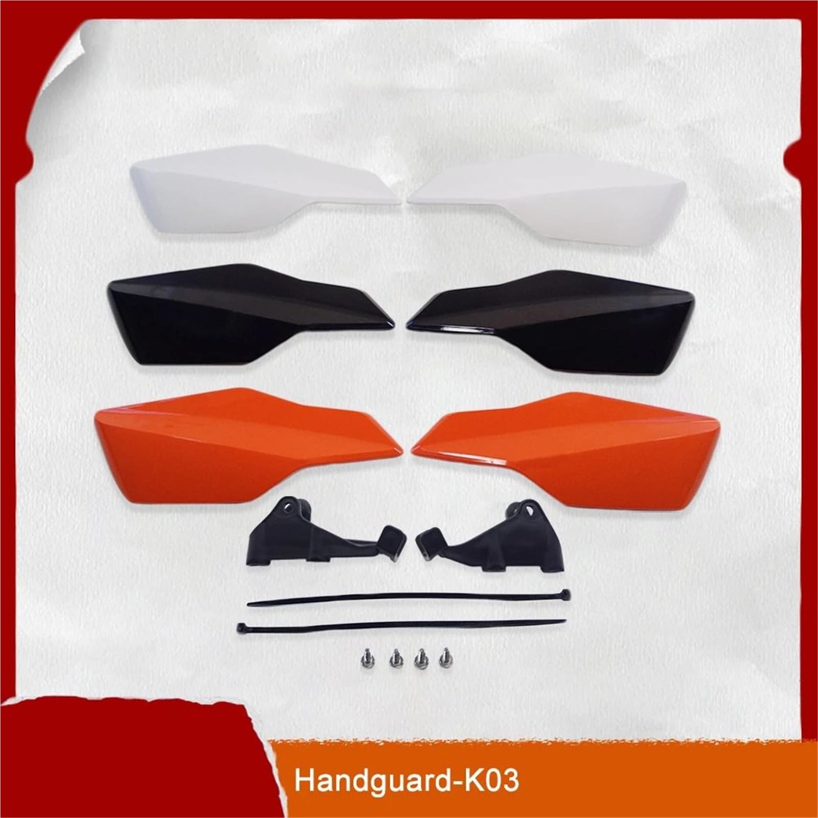 Motocykl Handguards kierownica wyposażenie ochronn Do SXF XCF FC TE ECF osłony dłoni Protector hydrauliczny hamulec sprzęgła(Black)