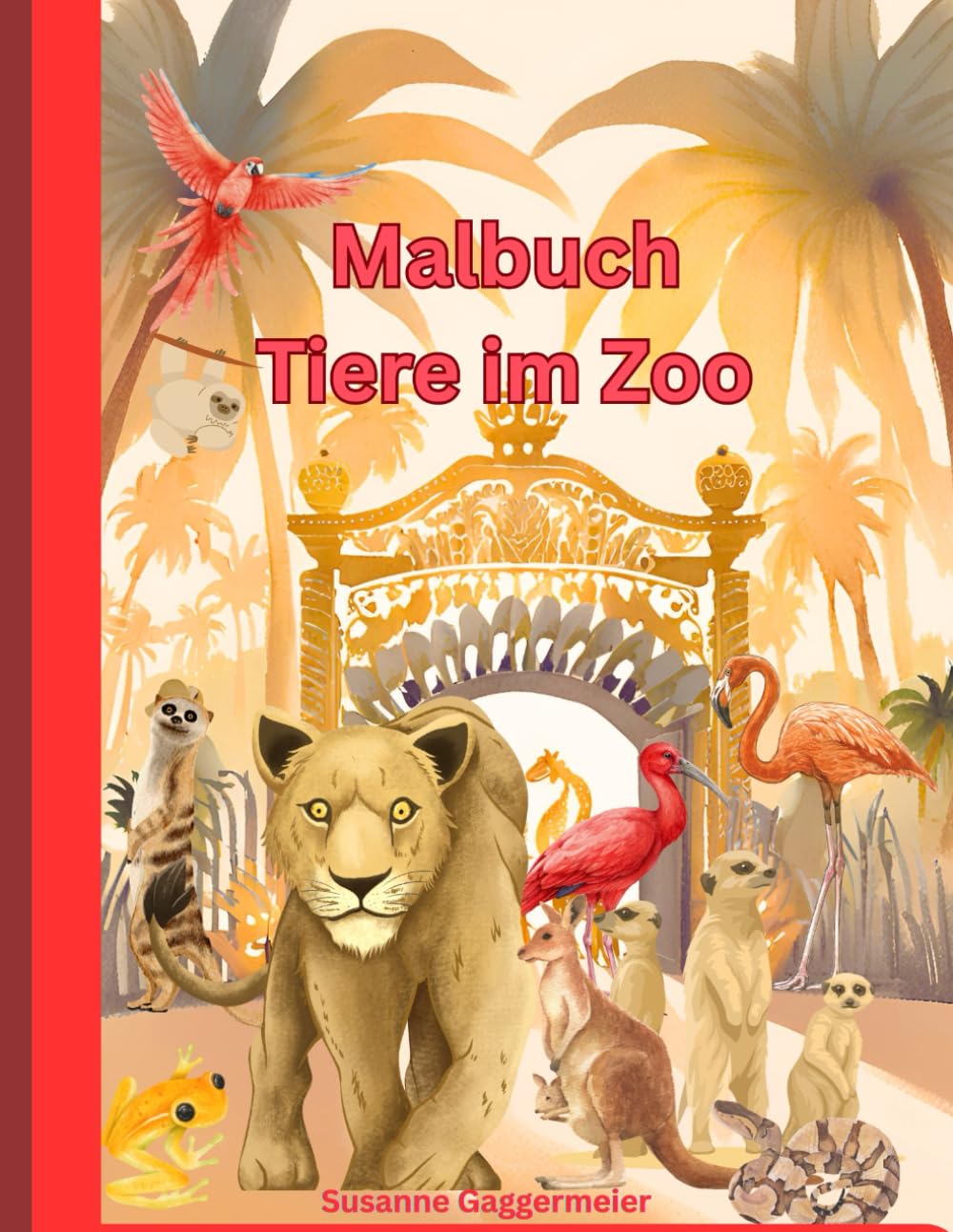 Malbuch Tiere im Zoo (Malbücher)