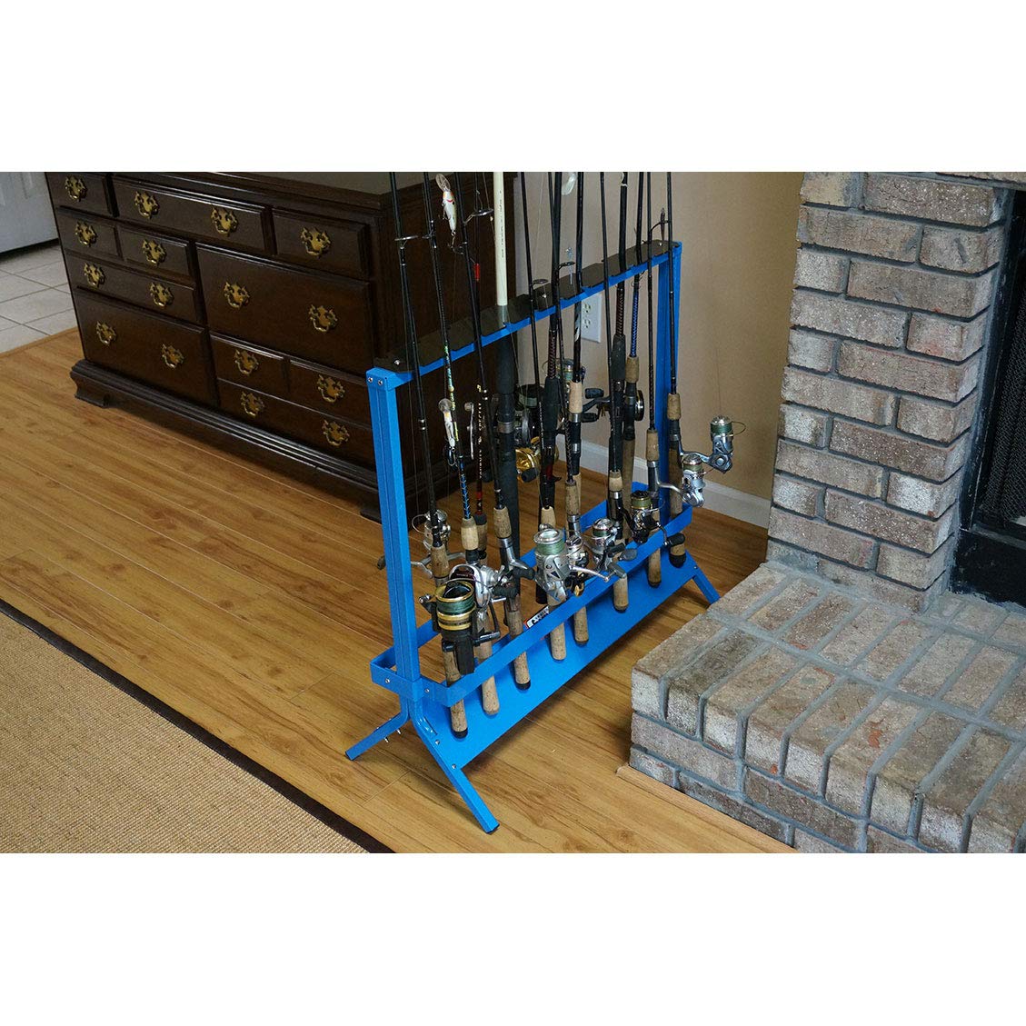 Empty Rod Rack Snapklik.com : Floor/Deck Fishing Rod Rack