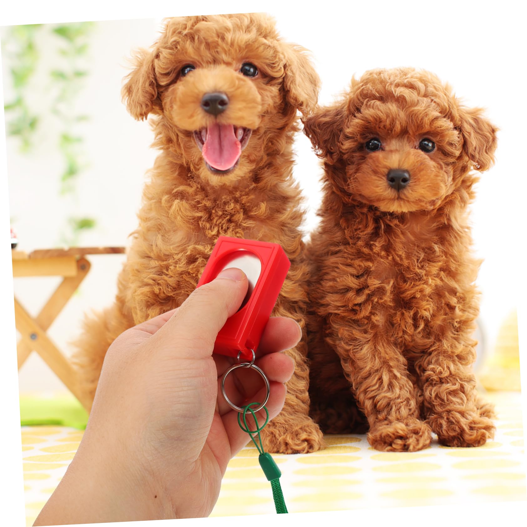 BESPORTBLE Dog Training Device Square Clicker Sound Vibration for Puppies Cats Easy-to-use for Ages Breeds