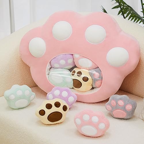 Miniatura 8 de Linda almohada de peluche de plátano, juguete kawaii de plátano, aguacate, zanahoria, extraíble, esponjoso, regalos creativos, pata de gato,