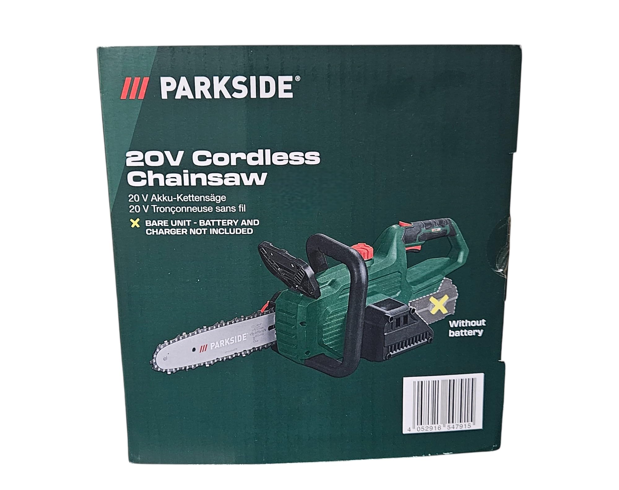 Motosierra a batería PKSA 20-Li, con batería de 2 Ah y cargador para Parkside X 20 V Team System