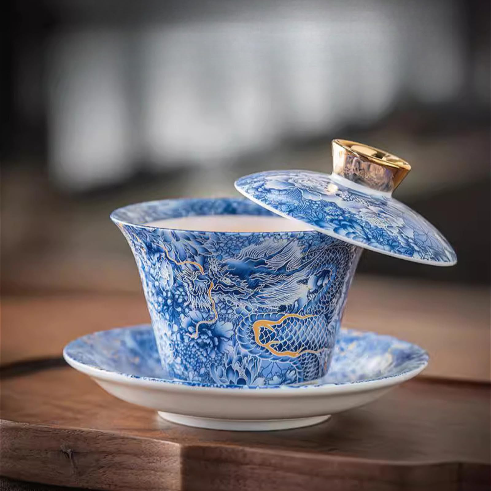 Gaiwan en céramique de 150 ml et son service à thé résistant à la chaleur