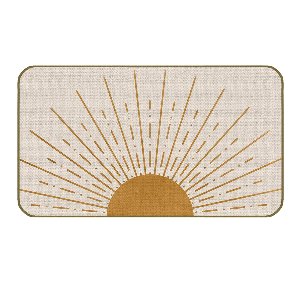 UINHMOP 17'Ãƒâ€”30' Abstract Boho Sun Sunrise Sunset Sunshine Decorative Doormat, Bohemian Sunrise Sunset Floor Mats,Farmhouse Decor for Home Front Door Porch Outdoor Indoor,Boho Lovers Gift