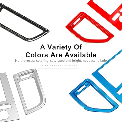 Miniatura 5 de Marco de salida de aire lateral para Porsche Macan 2014 2015 2016 2017 2018 2019 2020 2021 2022 2023 automotriz Accesorios interiores ABS 4 piezas