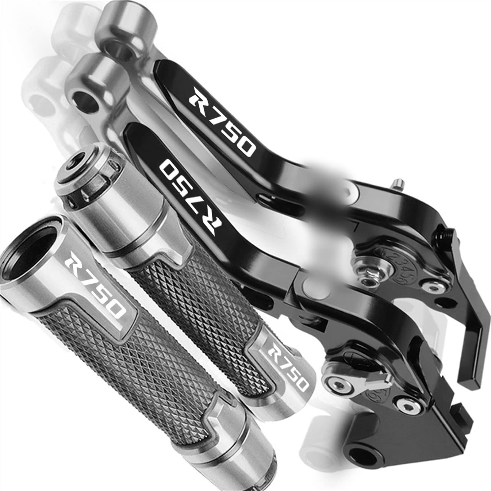 Leviers de frein embrayage GSXR 750 en aluminium anodisé pour finition esthétique