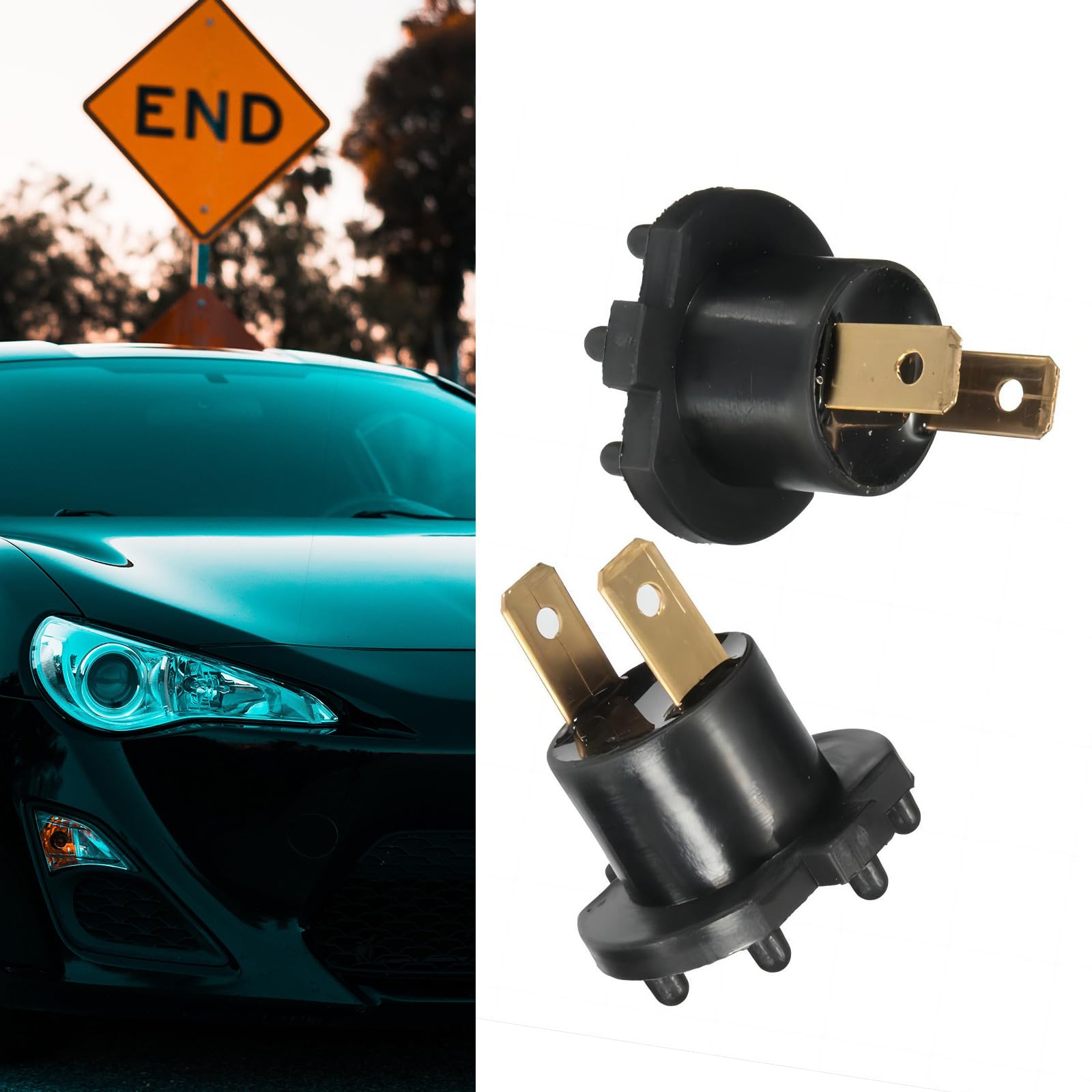 Presa Faro Di Ricambio Per Mazda 3, 5, 323 - Adattatore H7 In ABS, 2 Pezzi - Foto 13