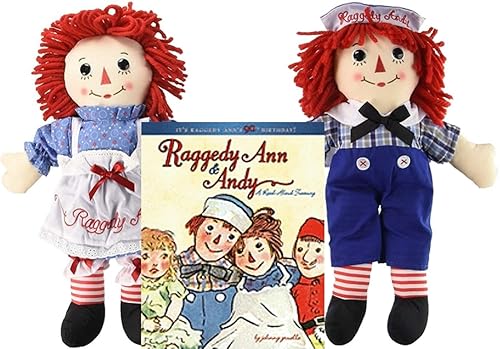 Miniatura 6 de Aurora Paquete de 2 muñecas - Raggedy Ann  Raggedy Andy de 12 pulgadas