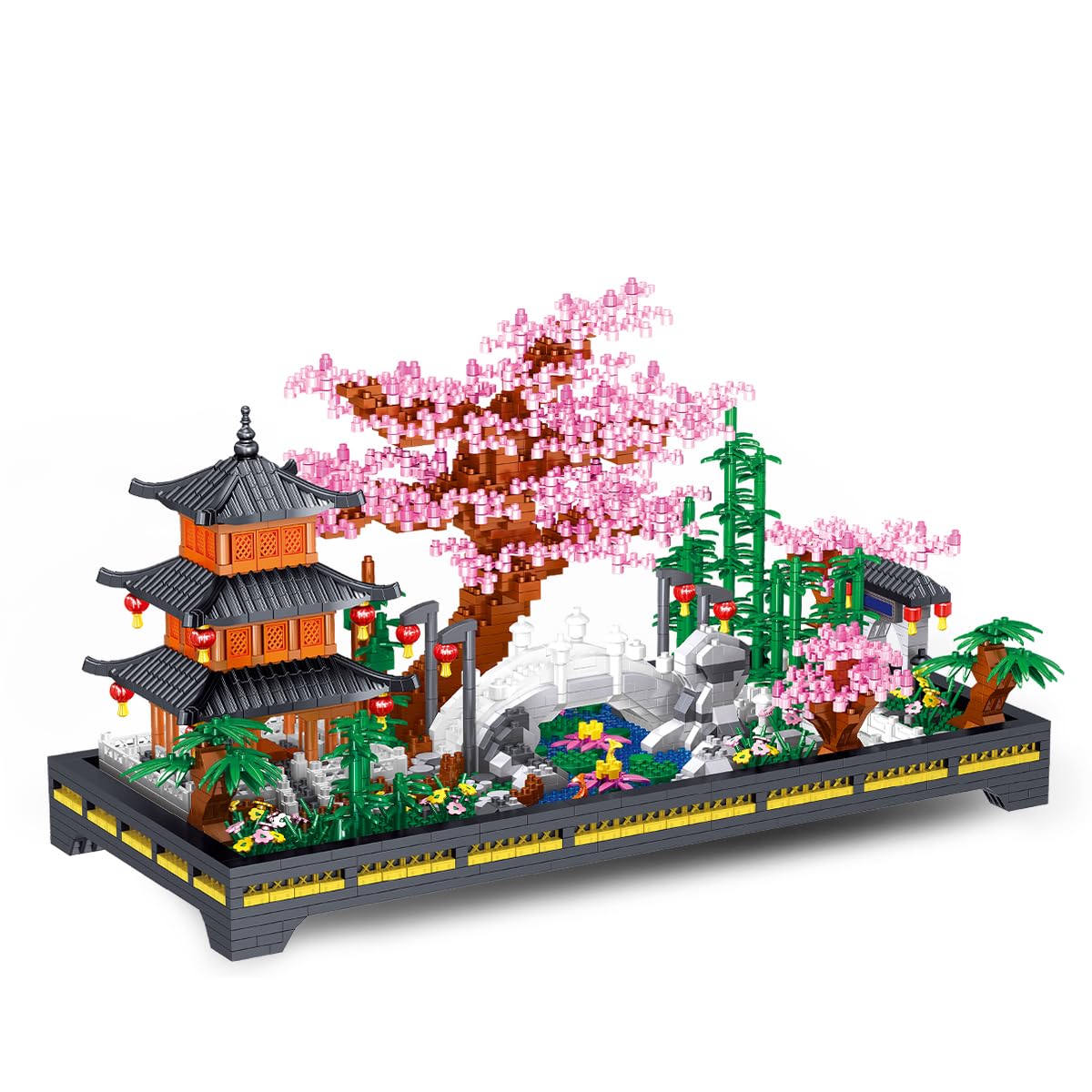 DAHONPA Zen Forest Garden Micro Mini Building Blocks Model Kit (2805 Pieces), Architecture Gift for Kids and Adults