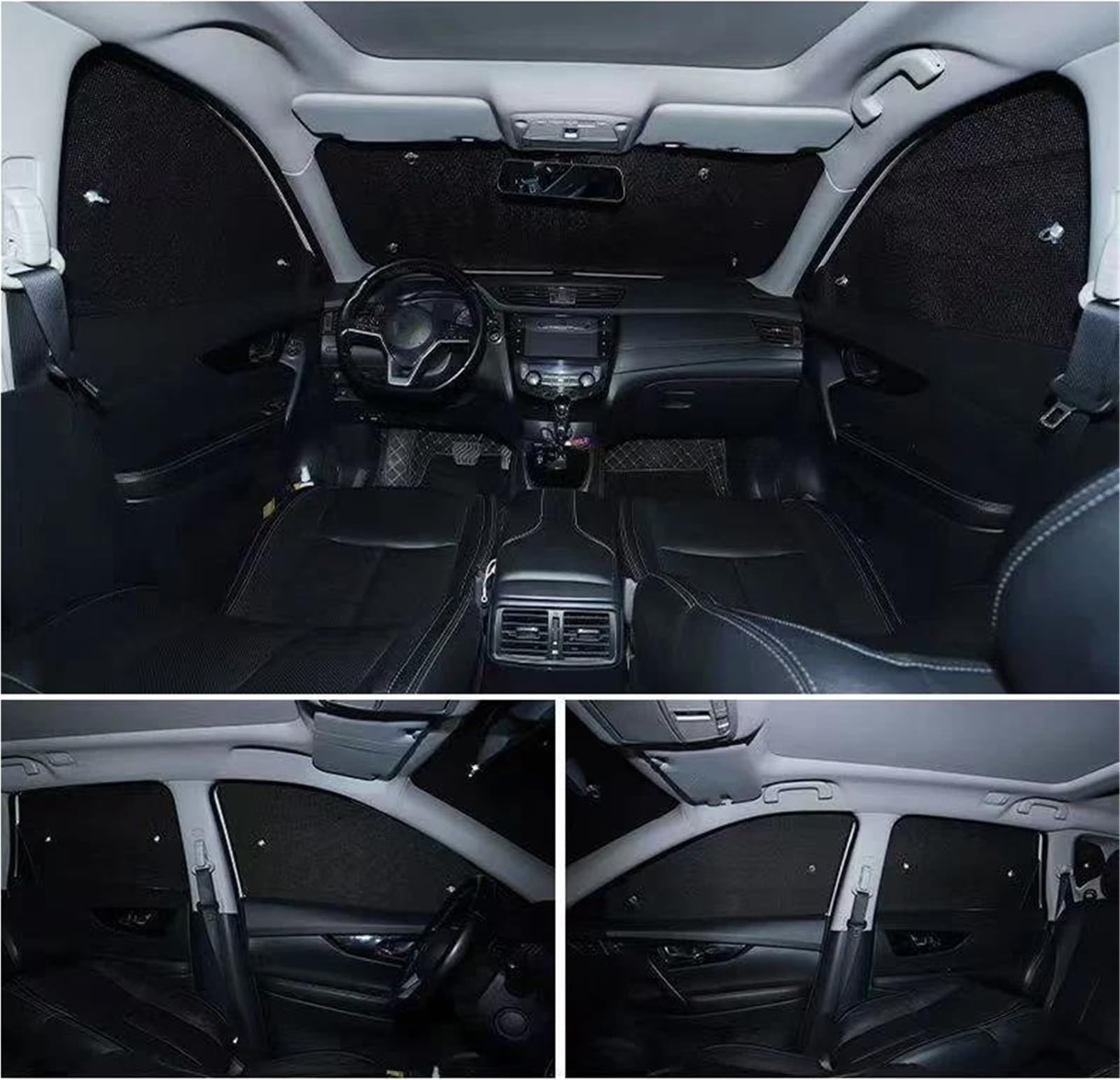 Auto Sonnenschutz Für VW Für Transporter Für T5 SWB 2003-2015 Sonnenblenden Auto Sonnenschutz Fenster Vorhang Schatten(All Sunshades SWB)