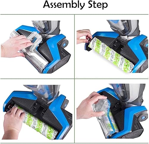 Miniatura 4 de Paquete de 2 rollos de cepillo para mascotas multisuperficie 2460 de repuesto para Bissell CrossWave Pet Pro 2306A y CrossWave 1785 Series