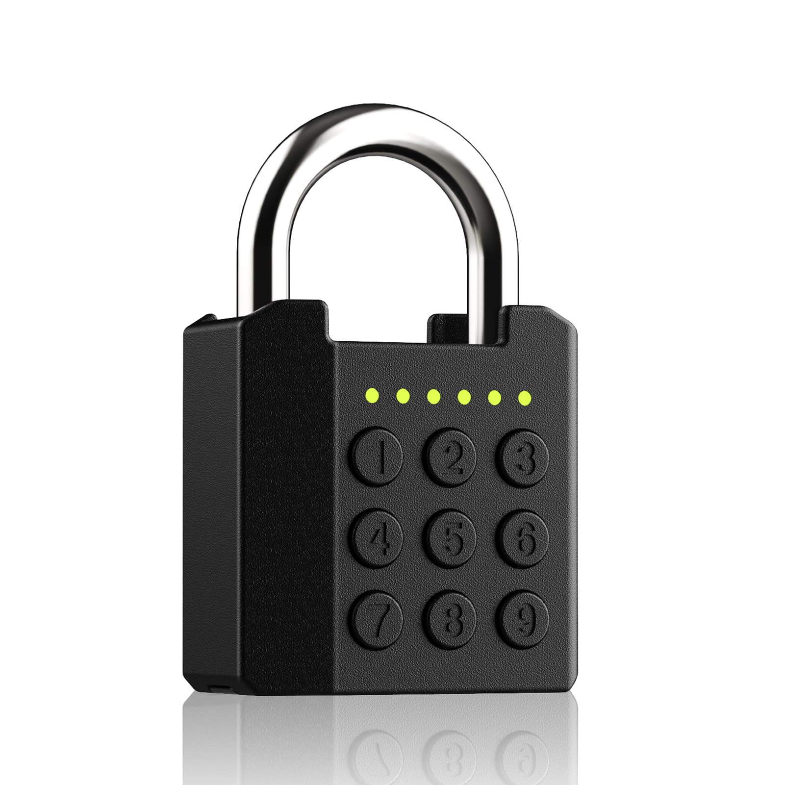 Serrure Intelligente D'entrée sans clé, Cadenas BT IP67, Contrôle par Application, Corps en Alliage de Zinc, Verrouillage par Mot de Passe pour Casier Gymnastique, Rangement