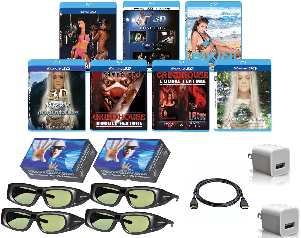 PANASONIC Compatible 3D Glasses Deluxe Movie Pack for 2011 & Prior (IR) Panasonic 3D Televisions - Our Best 3D Value Ever!