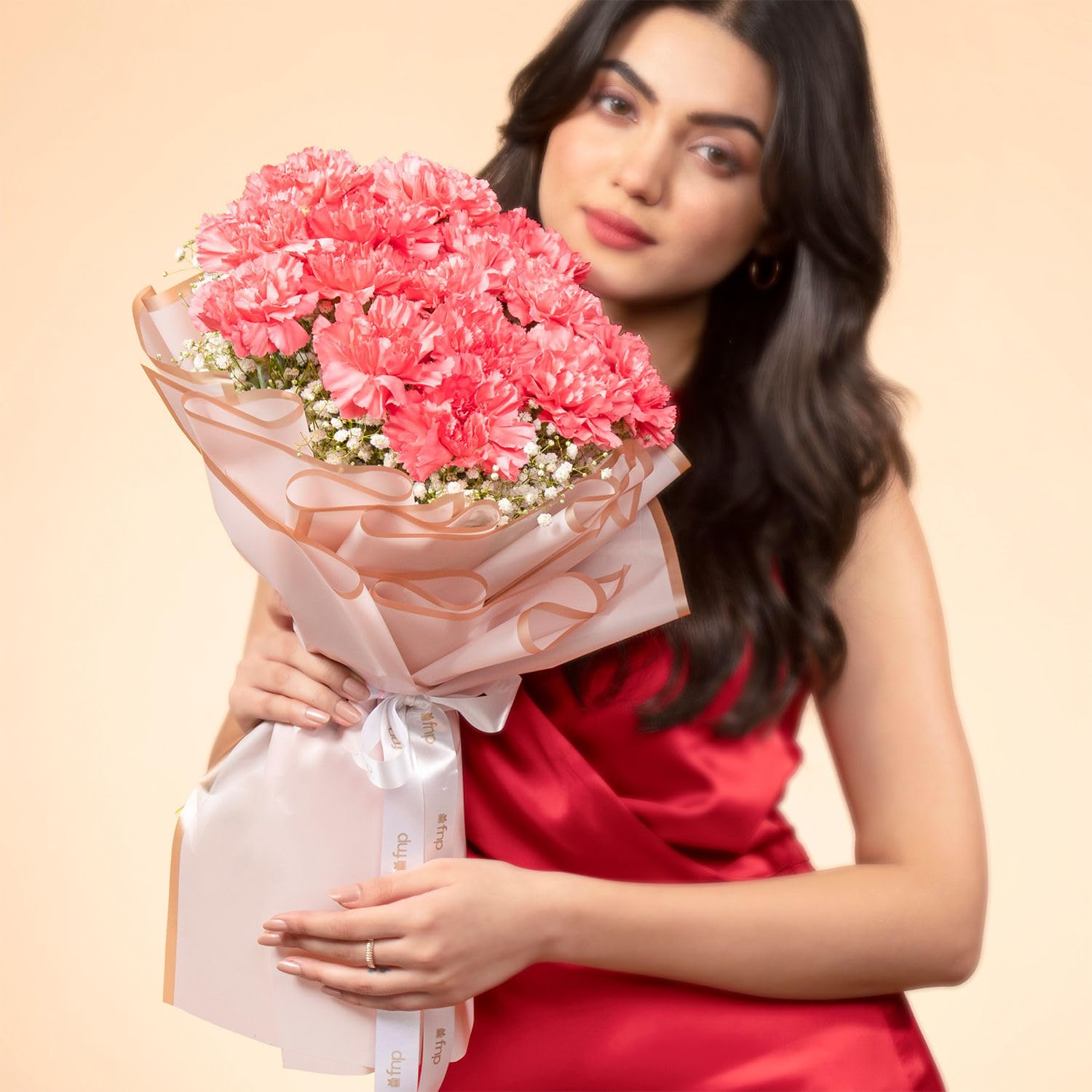 fnp Carnation Cascade of Affection For Birthday Gift, Anniversary Gift, Women's Day Gift, Valentine's Day Gift & Gift For Special Occasion (Same Day Delivery)-image-28