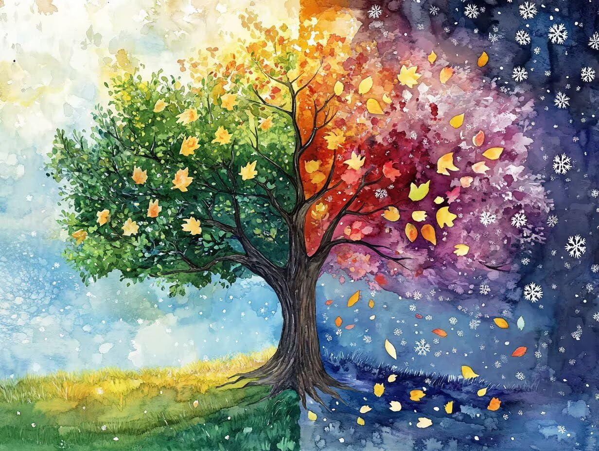 Pintar con numeros adultos kit completo de pintura acrilica DIY de 50x70cm J0-1210 8
