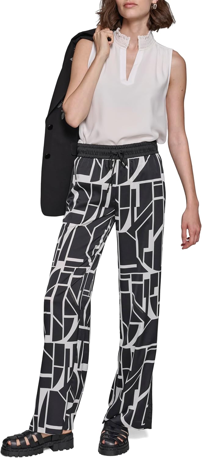 Karl Lagerfeld Womens Comfortable Bright Pants - Image 7