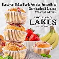 Vista 12 de Thousand Lakes Frutas liofilizadas (fresa, 1.2 onzas (paquete de 4))