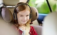 Vista 6 de SIMOLIO Paquete de 4 auriculares IR para reproductor de DVD para niños, auriculares infrarrojos inalámbricos para Honda Pilot, uConnect, Cadillac