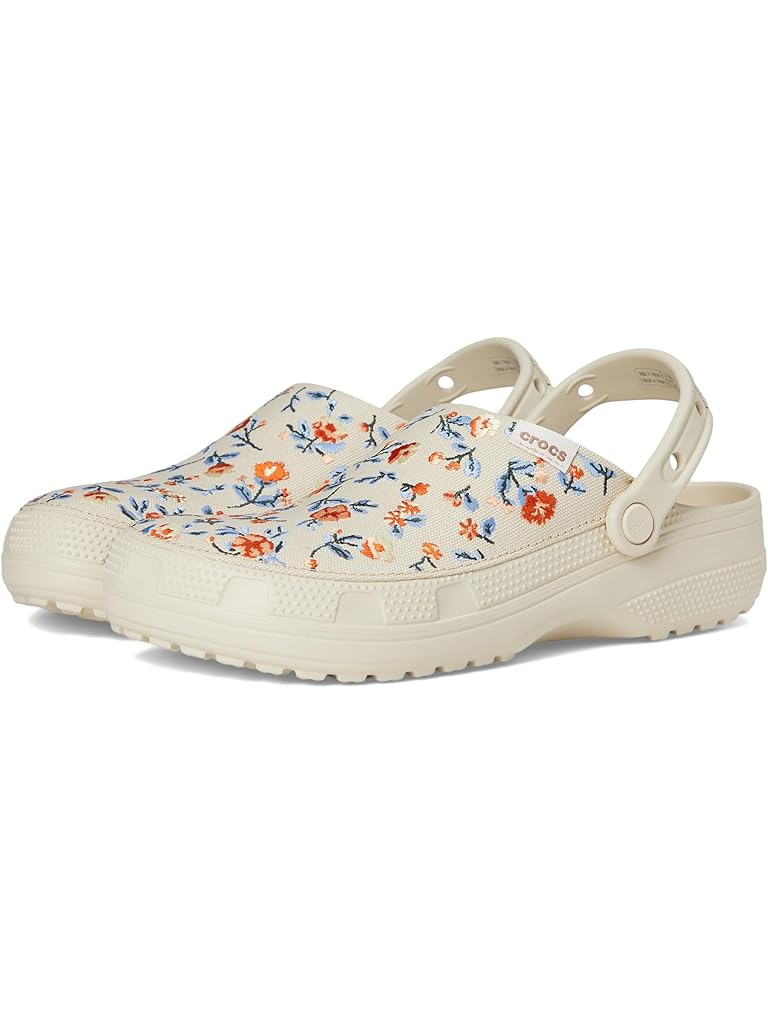 Bone Crocs Classic Crafted Canvas Clogs