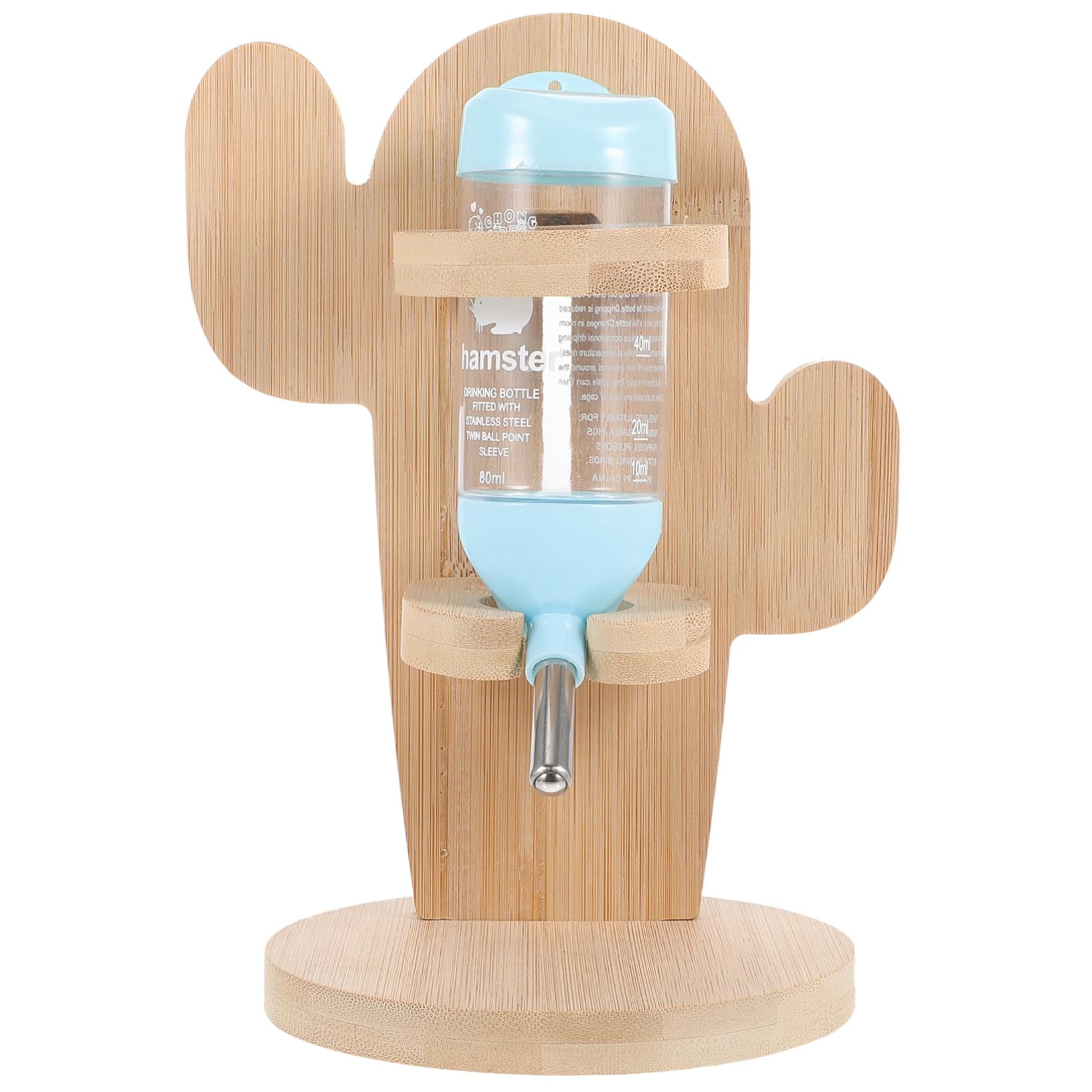 BESPORTBLE Water Bottle Vertical Drinking Fountain Sturdy Stand Plastic Bottle for Chinchillas Guinea Pigs and Hamsters Random Color