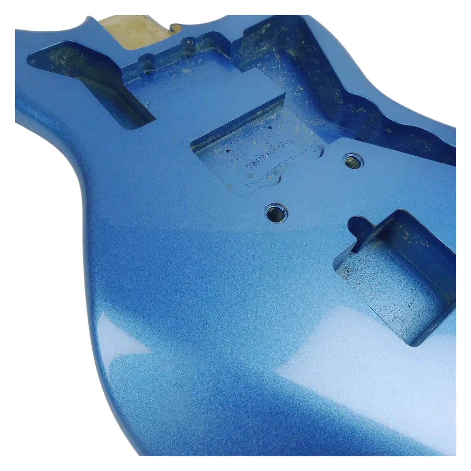 Corpo in ontano for chitarra elettrica JM con metallo blu