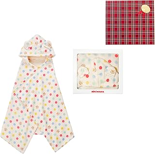 [ミキハウス] ドット柄パイルバスポンチョセット 【ギフトボックス入り】 ご出産祝い ベビーバスポンチョ 日本製 沐浴 お風呂 綿100％ 男の子 女の子 ベビー キッズ 赤ちゃん ベビー服 子供服 ギフト 44-9988-682 マルチカラー