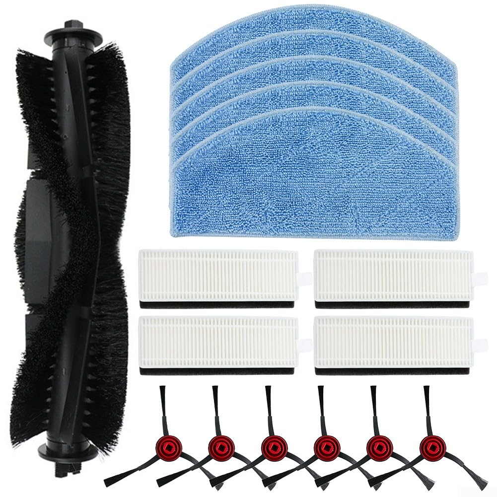 Kit De Rechange Pour Aspirateur Robot Laresar Mars 01 - Brosses, Filtres, Chiffons - Compatible Lubluelu