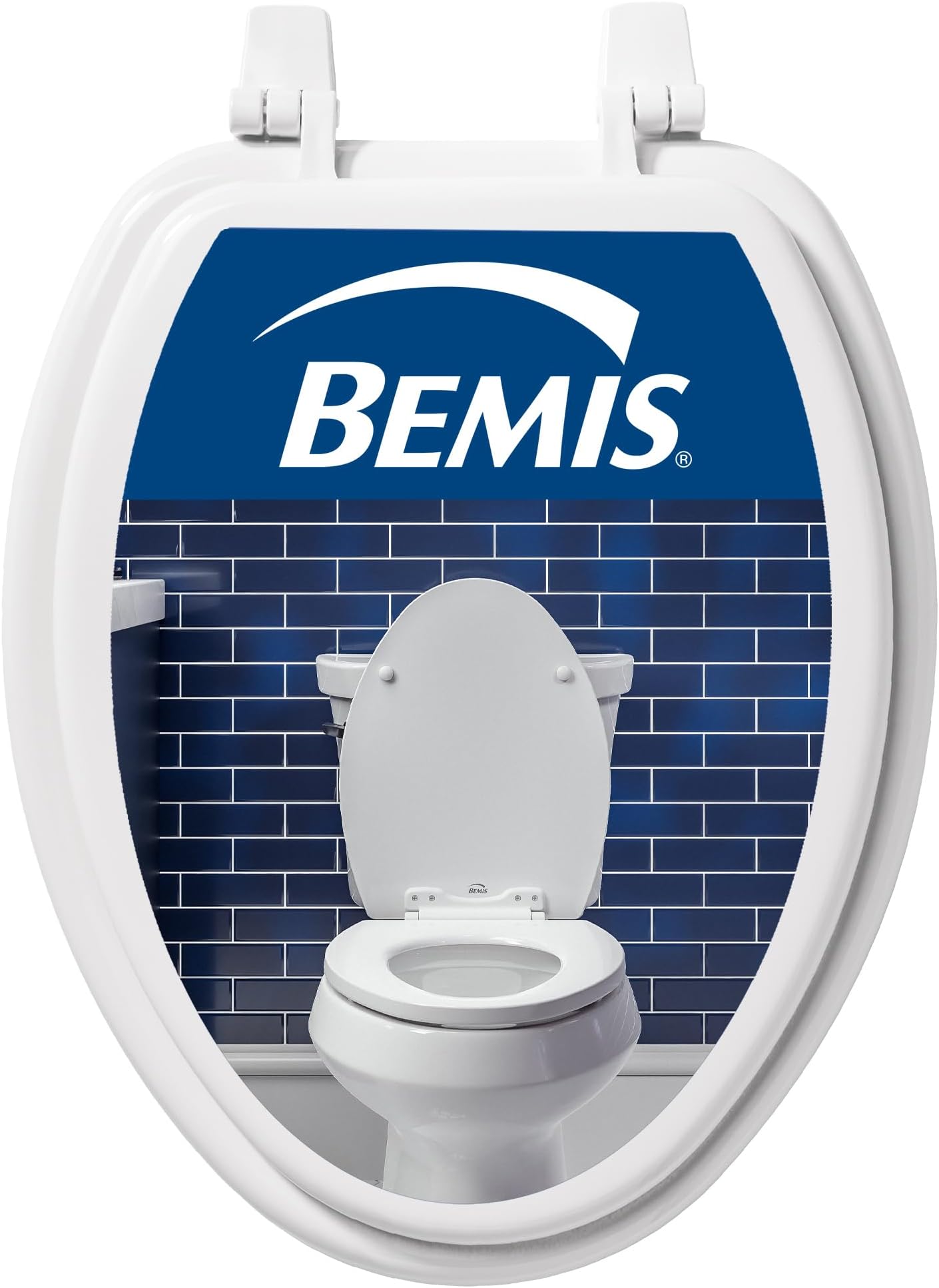 1400TTA Economy Durable Wood Toilet Seat, Made in USA, Elongated, White