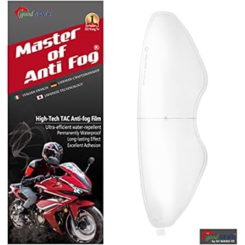 XII WY Motorcycle Helmet Anti-Fog Film Motorcycle Helmet Visor Universal Visor Protection Sticker 33 x 11 cm