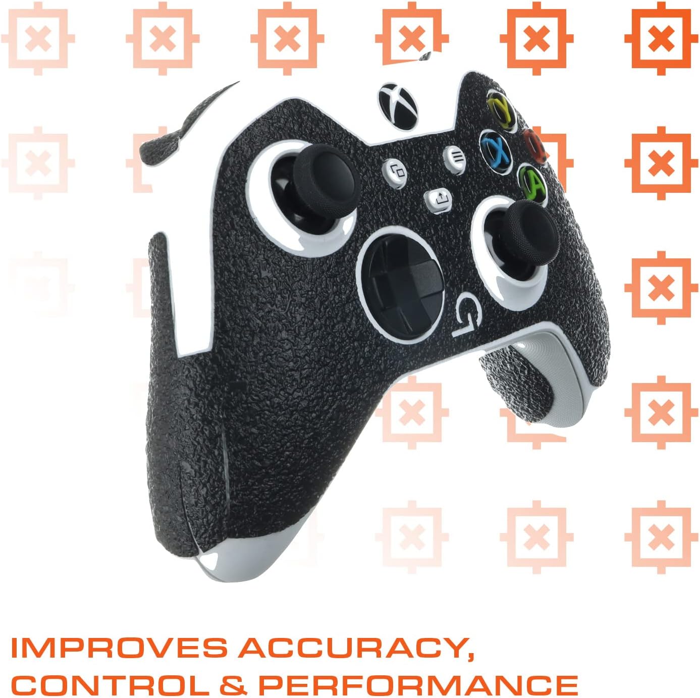 Talon Gaming Grips: GamLokR Collection – Rubber Controller Grip for Microsoft Xbox Series X & S Controllers (Controller Not Included) – Non-Slip Pro Gamer Grip for Sweaty Hands – Adhesive Grip Skin